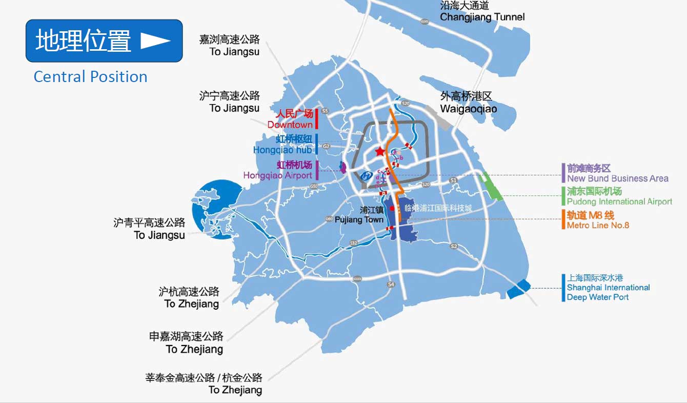浦江科技廣場地理位置